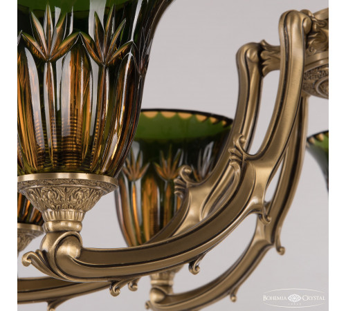 Торшер Bohemia Ivele Crystal Verona 72009T/8/210 FP P2 U Amber-Green/H-1I FA1S Торшер Bohemia Ivele Crystal Verona 72009T/8/210 FP P2 U Amber-Green/H-1I FA1S