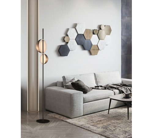 Торшер DeLight Collection Floor lamp 10728F black/gold Торшер DeLight Collection Floor lamp 10728F black/gold