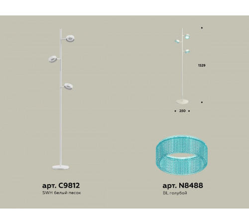 Торшер Ambrella Light Traditional (C9812, N8488) XB9812251 Торшер Ambrella Light Traditional (C9812, N8488) XB9812251