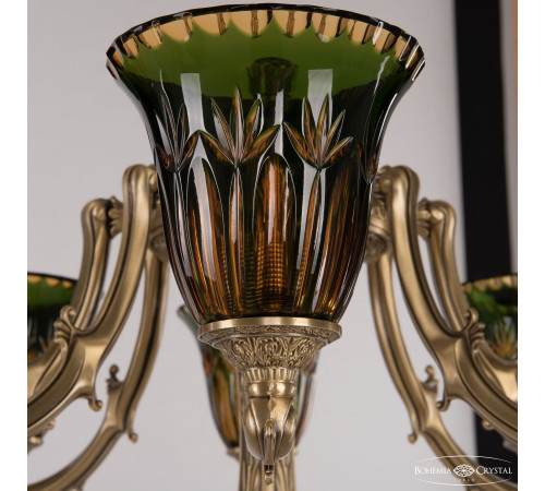 Торшер Bohemia Ivele Crystal Verona 72009T/8/210 FP P2 U Amber-Green/H-1I FA1S Торшер Bohemia Ivele Crystal Verona 72009T/8/210 FP P2 U Amber-Green/H-1I FA1S