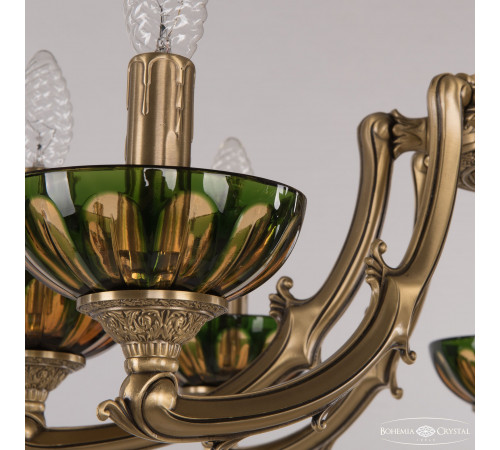 Торшер Bohemia Ivele Crystal Verona 72009T/8/210 FP P Amber-Green/H-1H FA5S Торшер Bohemia Ivele Crystal Verona 72009T/8/210 FP P Amber-Green/H-1H FA5S