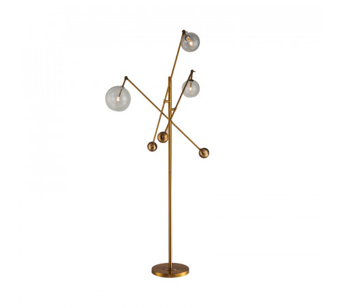 Торшер DeLight Collection Globe Mobile KG0965F-3 brass Торшер DeLight Collection Globe Mobile KG0965F-3 brass
