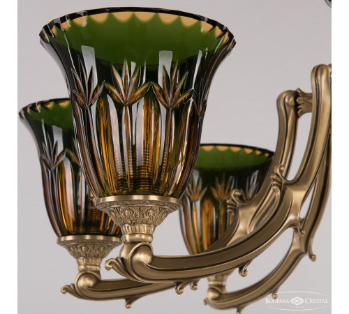 Торшер Bohemia Ivele Crystal Verona 72009T/8/210 FP P2 U Amber-Green/H-1I FA1S Торшер Bohemia Ivele Crystal Verona 72009T/8/210 FP P2 U Amber-Green/H-1I FA1S