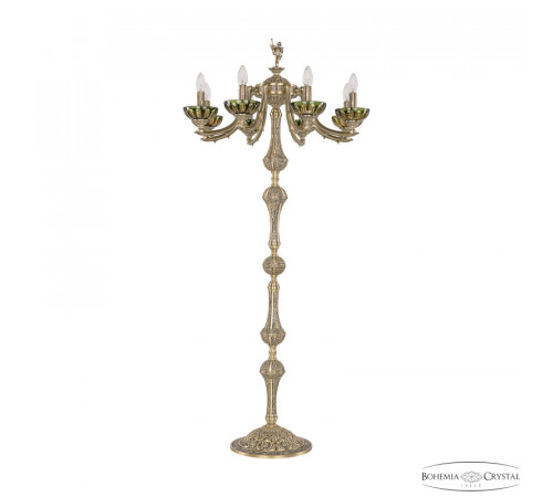 Торшер Bohemia Ivele Crystal Verona 72009T/8/210 FP P Amber-Green/H-1H FA5S Торшер Bohemia Ivele Crystal Verona 72009T/8/210 FP P Amber-Green/H-1H FA5S