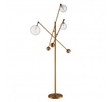 Торшер DeLight Collection Globe Mobile KG0965F-3 brass