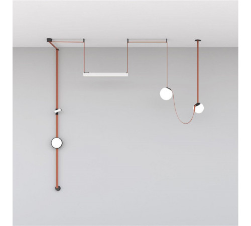 Трековый однофазный светильник Denkirs Belty Orb DK5551-BK Трековый однофазный светильник Denkirs Belty Orb DK5551-BK