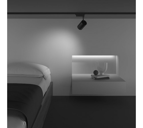 Трековый светильник Maytoni Technical Vuoro TR003-1-10W3K-W-B Трековый светильник Maytoni Technical Vuoro TR003-1-10W3K-W-B