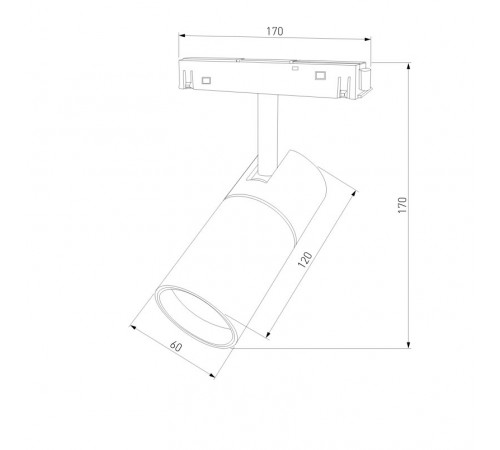 Трековый светильник Elektrostandard Slim Magnetic 4690389178887