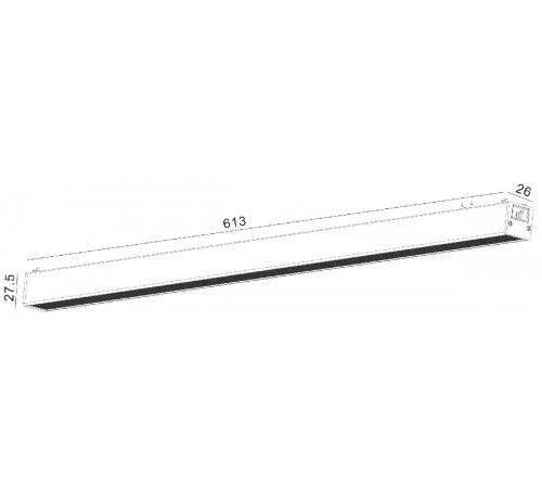 Трековый светильник SWG PRO DL-SLIM-DFWH-24-CCT 022079 Трековый светильник SWG PRO DL-SLIM-DFWH-24-CCT 022079