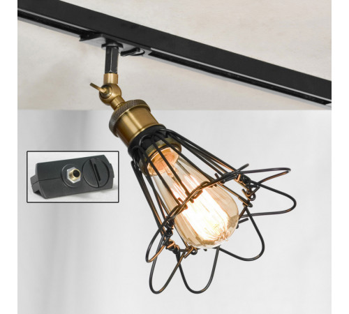 Трековый светильник однофазный Lussole LOFT Track Lights LSP-9109-TAB Трековый светильник однофазный Lussole LOFT Track Lights LSP-9109-TAB