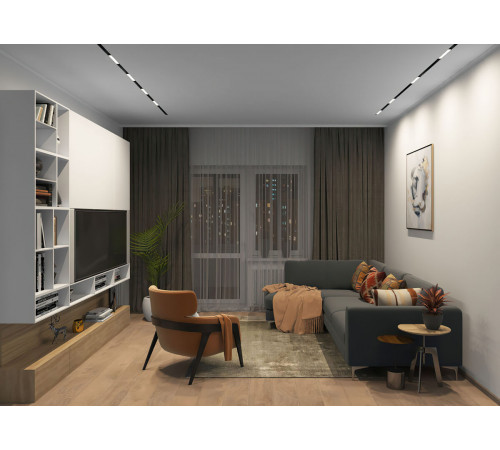 Трековый светодиодный светильник Denkirs DK8003-BK Трековый светодиодный светильник Denkirs DK8003-BK