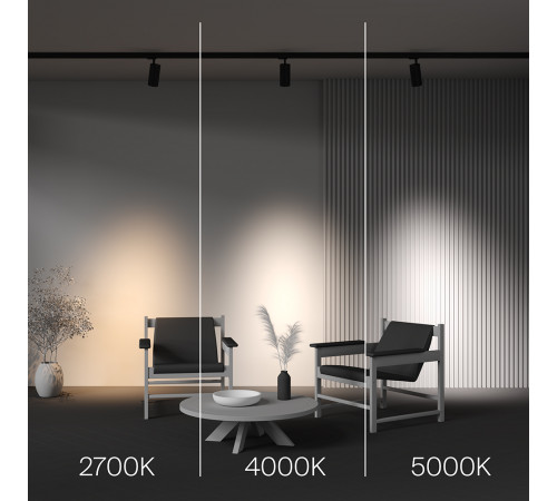 Трековый трехфазный светильник Maytoni Focus Led TR197-3-30WCCT-M-B Трековый трехфазный светильник Maytoni Focus Led TR197-3-30WCCT-M-B