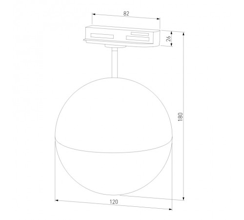 Трековый светильник Elektrostandard Glob GX53 черный MRL 1015 4690389167942 Трековый светильник Elektrostandard Glob GX53 черный MRL 1015 4690389167942