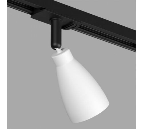 Трековый однофазный светильник Denkirs Bell DK6050-BW+BK Трековый однофазный светильник Denkirs Bell DK6050-BW+BK