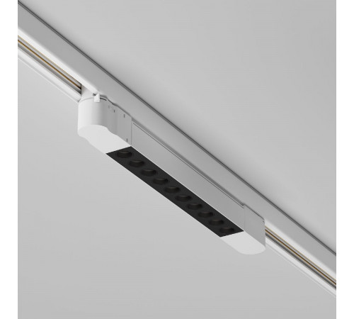 Трековый трехфазный светильник Maytoni Points TR195-3-10W4K-M-W Трековый трехфазный светильник Maytoni Points TR195-3-10W4K-M-W