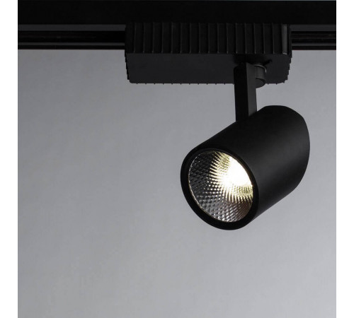 Трековый светодиодный светильник Arte Lamp Track Lights A3607PL-1BK Трековый светодиодный светильник Arte Lamp Track Lights A3607PL-1BK