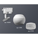 Трековый однофазный светильник с подсветкой Ambrella Light Track System XT1101060 (A2520, C1101, N7191)