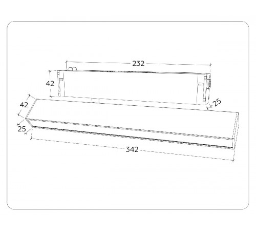 Трековый магнитный светильник Ambrella Light Magnetic 220V GL1332 Трековый магнитный светильник Ambrella Light Magnetic 220V GL1332