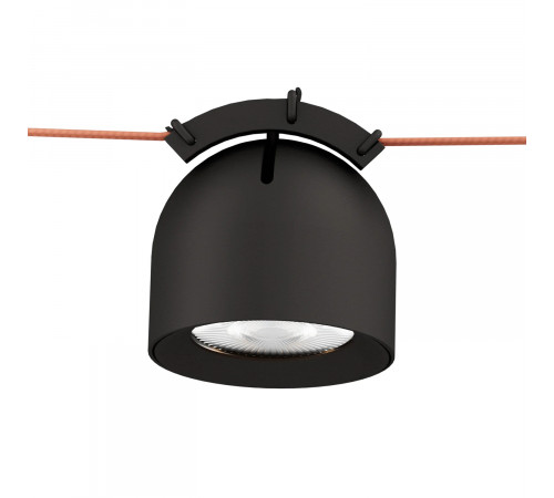 Трековый однофазный светильник Denkirs Belty spot DK5540-BK