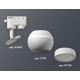Трековый однофазный светильник с подсветкой Ambrella Light Track System XT1101040 (A2520, C1101, N7120)