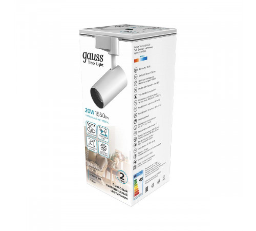Трековый светодиодный светильник Gauss Track Light Led TR068 Трековый светодиодный светильник Gauss Track Light Led TR068