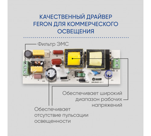 Трековый светодиодный светильник Feron AL105 29695