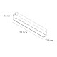Трековый магнитный светильник Arte Lamp Rapid A6153PL-1WH