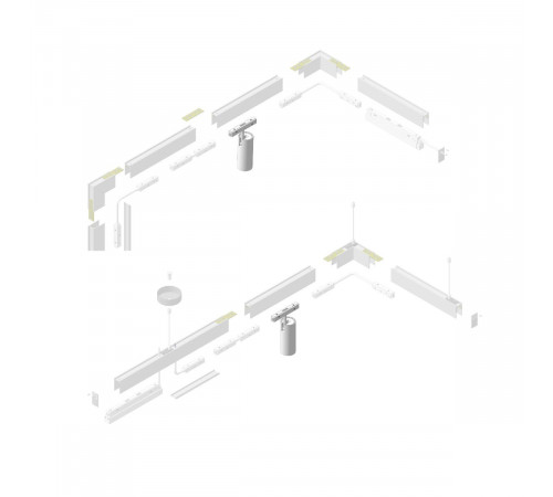 Трековый магнитный светильник Vitaluce VT0200047-01 Трековый магнитный светильник Vitaluce VT0200047-01
