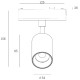 Трековый светильник SWG PRO SL-SLIM-SPBL-15-CCT 022088