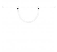 Трековый магнитный светильник Arlight MAG-ORIENT-TUBE-ELASTIC-2620-R30-L1000-14W Day4000 (BK, 360 deg, 48V) 041643