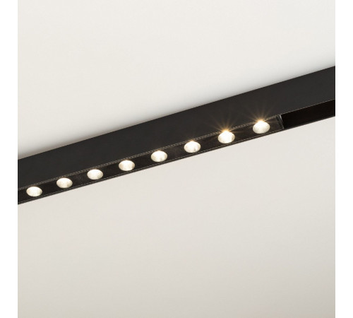 Трековый магнитный светильник Arlight MAG-DOTS-25-L400-12W Day4000 (BK, 30 deg, 24V, DALI) 046325 Трековый магнитный светильник Arlight MAG-DOTS-25-L400-12W Day4000 (BK, 30 deg, 24V, DALI) 046325