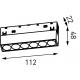 Трековый светильник Lumker SY-LINK-110-BL-6-NW 013641