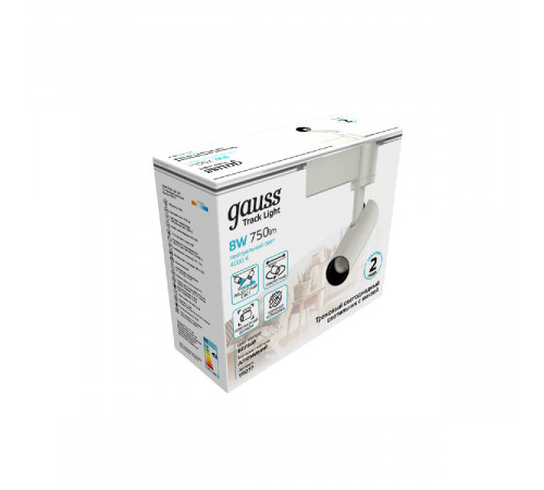 Трековый светодиодный светильник Gauss Track Light Led TR077 Трековый светодиодный светильник Gauss Track Light Led TR077