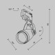 Трековый светильник Maytoni Track TR001-1-GU10-B