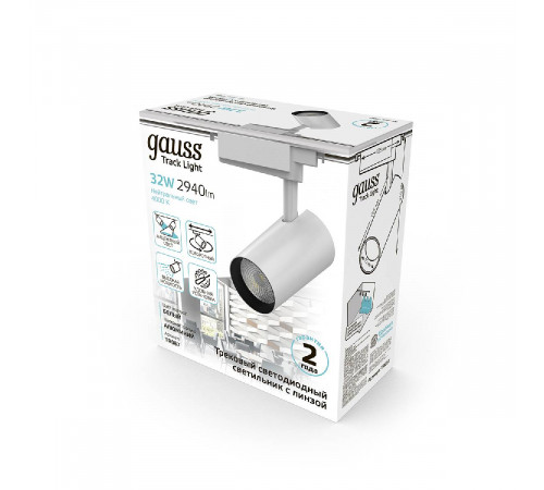 Трековый светодиодный светильник Gauss Track Light Led TR087 Трековый светодиодный светильник Gauss Track Light Led TR087