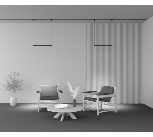 Трековый подвесной магнитный светильник Maytoni Basis TR170-1-26W3K-B