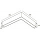 Трековый светодиодный светильник Denkirs Smart Linear DK8014-BK