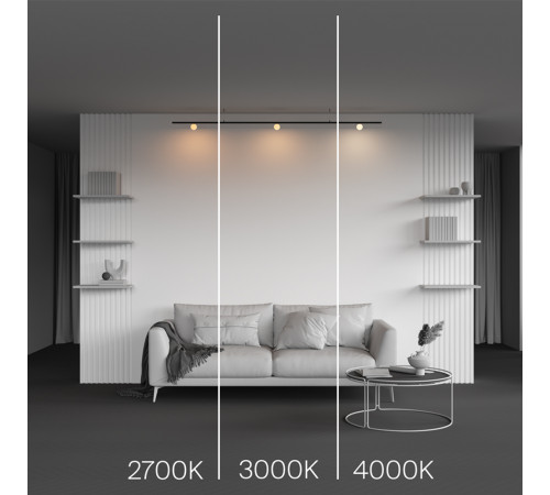 Трековый магнитный светильник Maytoni Luna TR185-1-3W2.7K-B Трековый магнитный светильник Maytoni Luna TR185-1-3W2.7K-B
