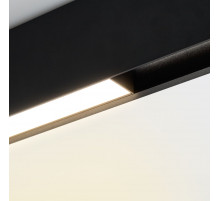 Трековый магнитный светильник Arlight MAG-FLAT-45-L205-6W Warm3000 (BK, 100 deg, 24V, DALI) 046576