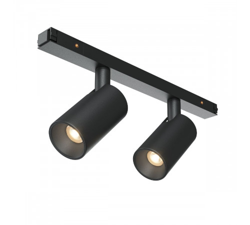 Трековый магнитный светильник Maytoni Focus Duo TR176-1-2X5WTW-M-B Трековый магнитный светильник Maytoni Focus Duo TR176-1-2X5WTW-M-B