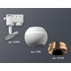 Трековый однофазный светильник с подсветкой Ambrella Light Track System XT1101024 (A2520, C1101, N7035)