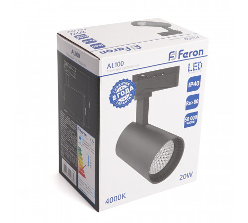 Трековый светильник Feron AL100 41606 Трековый светильник Feron AL100 41606