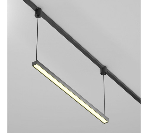 Трековый подвесной магнитный светильник Maytoni Basis TR170-1-26W3K-B