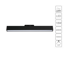 Трековый однофазный светильник Arte Lamp Lineetta A4576PL-1BK