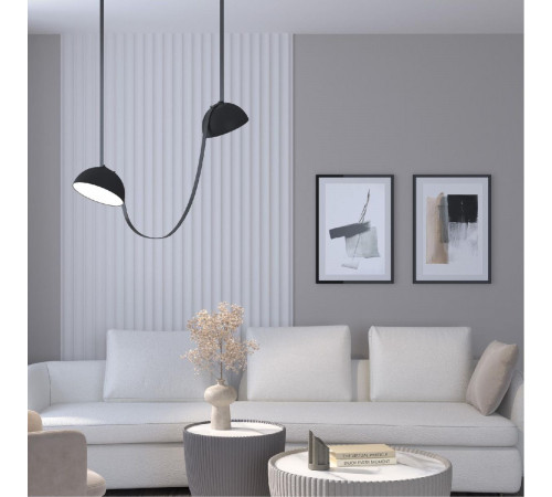 Трековый однофазный светильник Denkirs Belty Flow DK5561-BK Трековый однофазный светильник Denkirs Belty Flow DK5561-BK