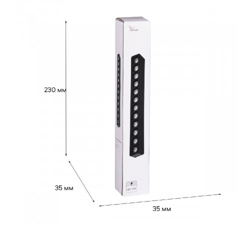 Трековый магнитный светильник Reluce 13004-9.3-001UR magnetic LED12W BK Трековый магнитный светильник Reluce 13004-9.3-001UR magnetic LED12W BK