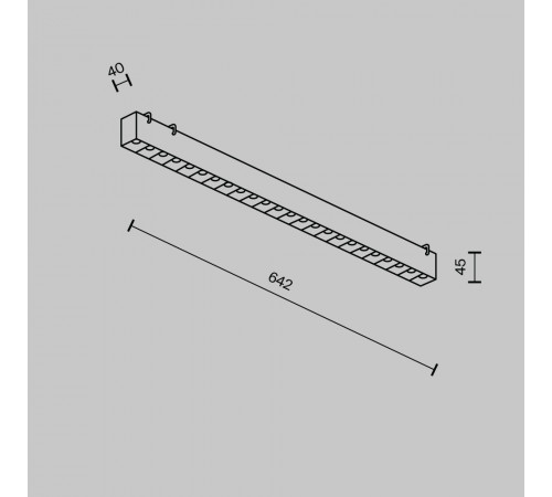 Трековый светильник Maytoni Points TR128B-24W3K-M-B Трековый светильник Maytoni Points TR128B-24W3K-M-B