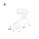 Трековый светильник Arlight LGD-GELIOS-TUNE-4TR-R80-20W Day4000-MIX (WH, 20-60 deg) 039157