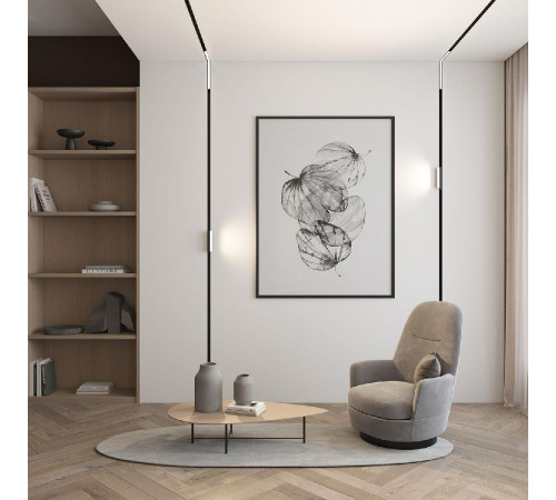 Трековый однофазный светильник Denkirs Smart Linear DK8015-BK Трековый однофазный светильник Denkirs Smart Linear DK8015-BK