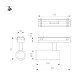 Трековый магнитный светильник Arlight MAG-VIBE-SPOT-R55-18W Warm3000 (BK, 24 deg, 48V) 044478